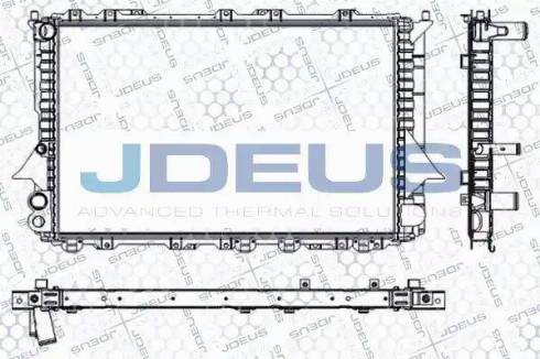 Jdeus RA0010120 - Radiators, Motora dzesēšanas sistēma autodraugiem.lv