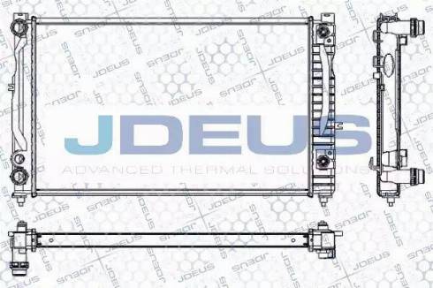 Jdeus RA0010170 - Radiators, Motora dzesēšanas sistēma autodraugiem.lv