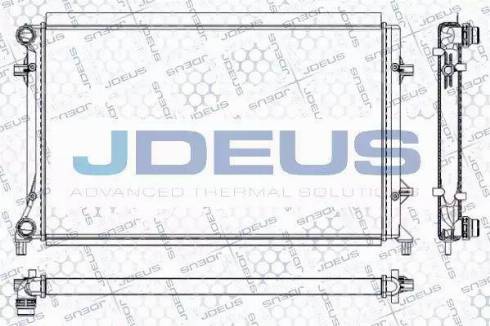 Jdeus RA0010311 - Radiators, Motora dzesēšanas sistēma autodraugiem.lv