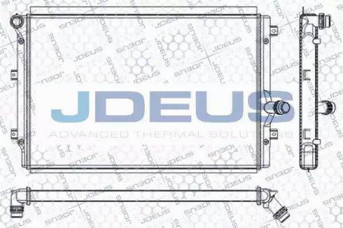 Jdeus RA0010320 - Radiators, Motora dzesēšanas sistēma autodraugiem.lv
