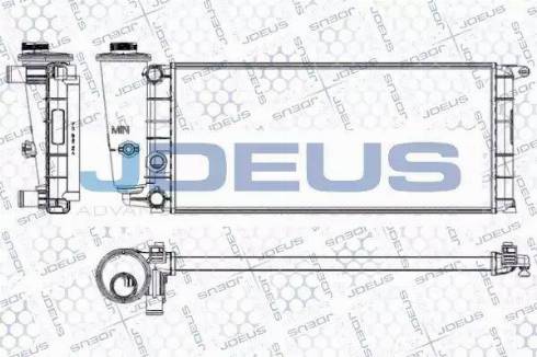 Jdeus RA0030010 - Radiators, Motora dzesēšanas sistēma autodraugiem.lv