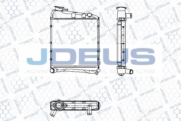 Jdeus RA0020400 - Radiators, Motora dzesēšanas sistēma autodraugiem.lv