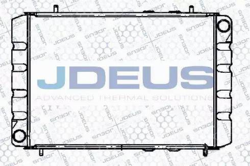 Jdeus RA0020051 - Radiators, Motora dzesēšanas sistēma autodraugiem.lv