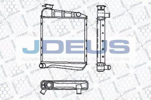 Jdeus RA0020001 - Radiators, Motora dzesēšanas sistēma autodraugiem.lv