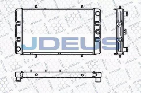 Jdeus RA0020150 - Radiators, Motora dzesēšanas sistēma autodraugiem.lv