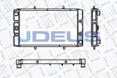 Jdeus RA0020170 - Radiators, Motora dzesēšanas sistēma autodraugiem.lv