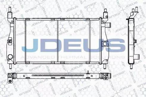 Jdeus RA0020350 - Radiators, Motora dzesēšanas sistēma autodraugiem.lv