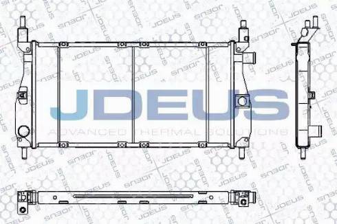 Jdeus RA0020320 - Radiators, Motora dzesēšanas sistēma autodraugiem.lv