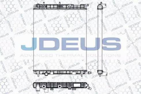 Jdeus RA0070090 - Radiators, Motora dzesēšanas sistēma autodraugiem.lv