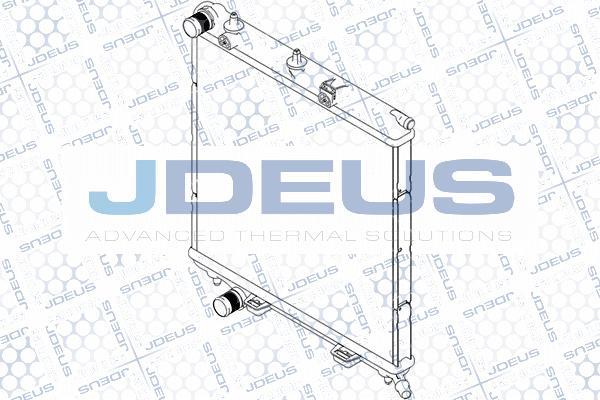 Jdeus RA0070091 - Radiators, Motora dzesēšanas sistēma autodraugiem.lv