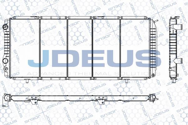 Jdeus RA0070040 - Radiators, Motora dzesēšanas sistēma autodraugiem.lv