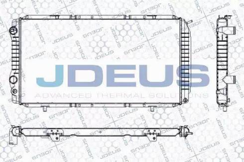 Jdeus RA0070059 - Radiators, Motora dzesēšanas sistēma autodraugiem.lv