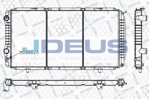 Jdeus RA0070050 - Radiators, Motora dzesēšanas sistēma autodraugiem.lv