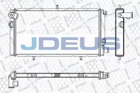 Jdeus RA0070011 - Radiators, Motora dzesēšanas sistēma autodraugiem.lv