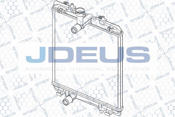 Jdeus RA0070160 - Radiators, Motora dzesēšanas sistēma autodraugiem.lv