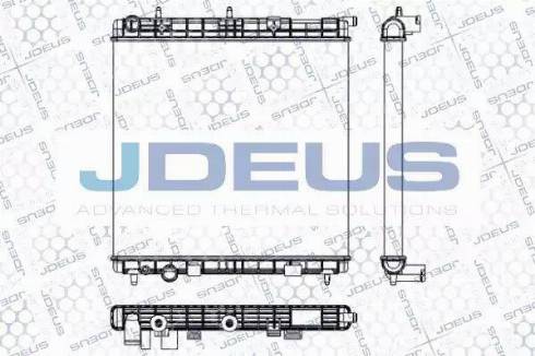 Jdeus RA0070110 - Radiators, Motora dzesēšanas sistēma autodraugiem.lv