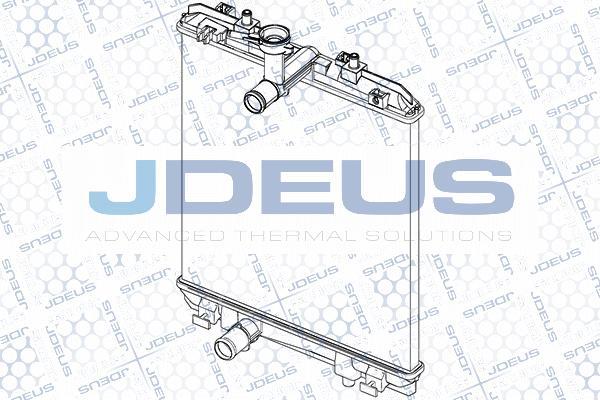 Jdeus RA0070170 - Radiators, Motora dzesēšanas sistēma autodraugiem.lv