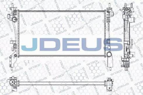 Jdeus RA0070290 - Radiators, Motora dzesēšanas sistēma autodraugiem.lv