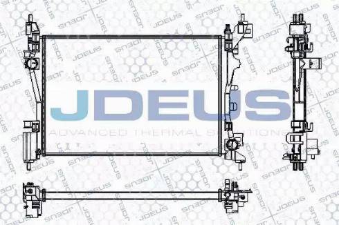 Jdeus RA0070280 - Radiators, Motora dzesēšanas sistēma autodraugiem.lv