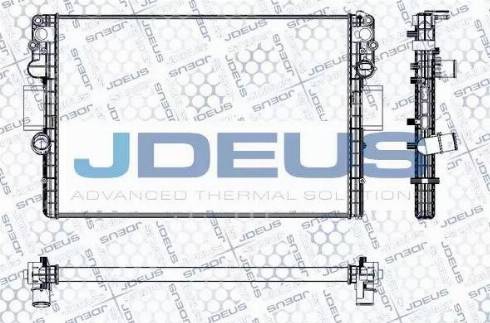 Jdeus RA0140041 - Radiators, Motora dzesēšanas sistēma autodraugiem.lv