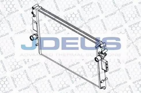 Jdeus RA0140060 - Radiators, Motora dzesēšanas sistēma autodraugiem.lv