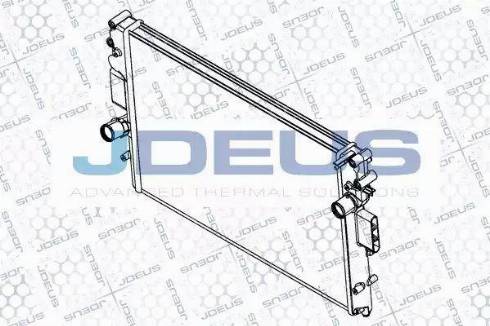 Jdeus RA0140061 - Radiators, Motora dzesēšanas sistēma autodraugiem.lv