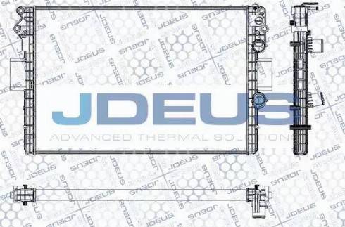 Jdeus RA0140011 - Radiators, Motora dzesēšanas sistēma autodraugiem.lv