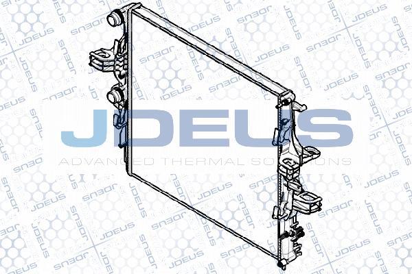 Jdeus RA0140110 - Radiators, Motora dzesēšanas sistēma autodraugiem.lv