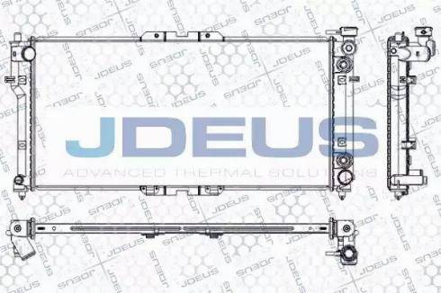 Jdeus RA0160140 - Radiators, Motora dzesēšanas sistēma autodraugiem.lv