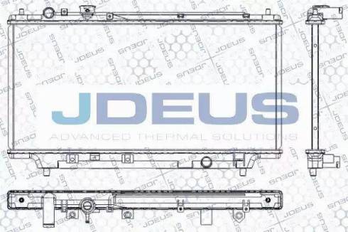 Jdeus RA0160161 - Radiators, Motora dzesēšanas sistēma autodraugiem.lv