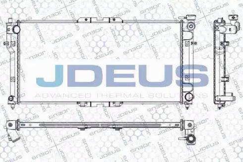 Jdeus RA0160120 - Radiators, Motora dzesēšanas sistēma autodraugiem.lv