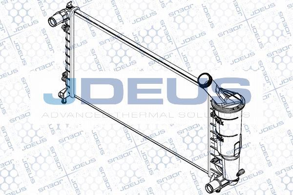 Jdeus RA0110980 - Radiators, Motora dzesēšanas sistēma autodraugiem.lv