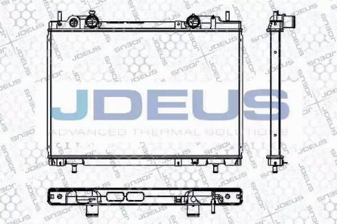 Jdeus RA0110450 - Radiators, Motora dzesēšanas sistēma autodraugiem.lv