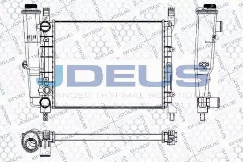 Jdeus RA0110400 - Radiators, Motora dzesēšanas sistēma autodraugiem.lv