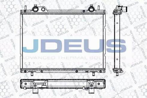 Jdeus RA0110510 - Radiators, Motora dzesēšanas sistēma autodraugiem.lv