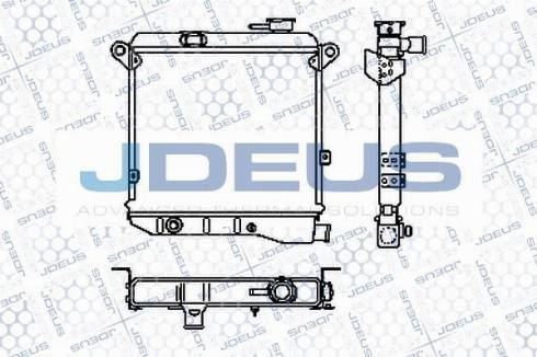 Jdeus RA0110030S - Radiators, Motora dzesēšanas sistēma autodraugiem.lv