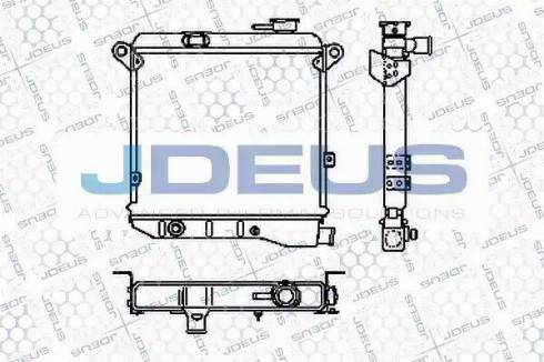 Jdeus RA0110030 - Radiators, Motora dzesēšanas sistēma autodraugiem.lv