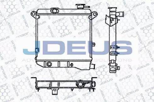 Jdeus RA0110020 - Radiators, Motora dzesēšanas sistēma autodraugiem.lv