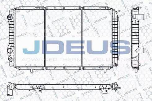 Jdeus RA0110180 - Radiators, Motora dzesēšanas sistēma autodraugiem.lv