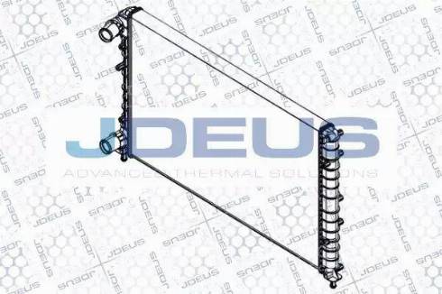 Jdeus RA0110800 - Radiators, Motora dzesēšanas sistēma autodraugiem.lv