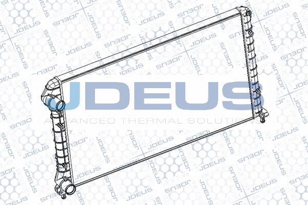 Jdeus RA0110801 - Radiators, Motora dzesēšanas sistēma autodraugiem.lv