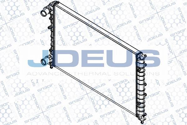 Jdeus RA0110810 - Radiators, Motora dzesēšanas sistēma autodraugiem.lv