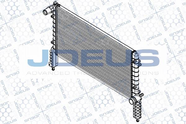 Jdeus RA0110830 - Radiators, Motora dzesēšanas sistēma autodraugiem.lv