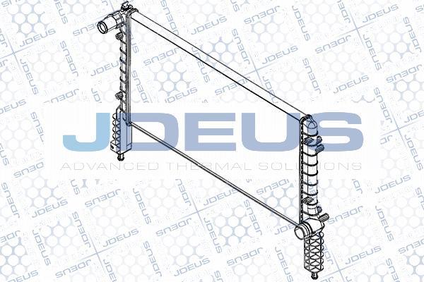 Jdeus RA0110820 - Radiators, Motora dzesēšanas sistēma autodraugiem.lv