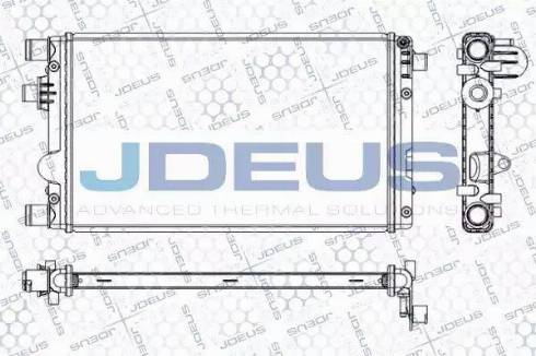 Jdeus RA0110870 - Radiators, Motora dzesēšanas sistēma autodraugiem.lv