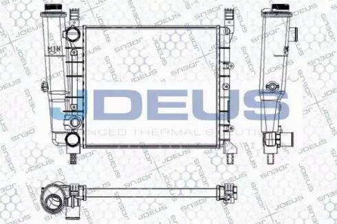 Jdeus RA0110390 - Radiators, Motora dzesēšanas sistēma autodraugiem.lv