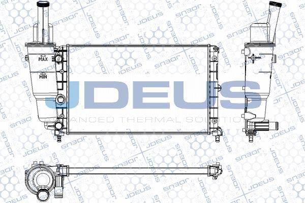 Jdeus RA0110340 - Radiators, Motora dzesēšanas sistēma autodraugiem.lv