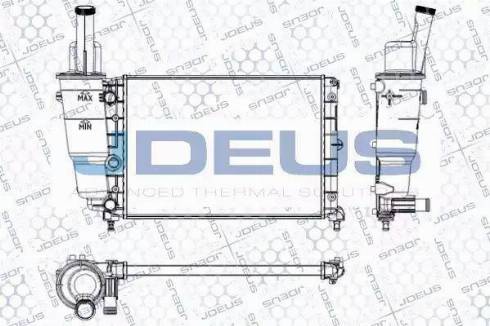 Jdeus RA0110300 - Radiators, Motora dzesēšanas sistēma autodraugiem.lv