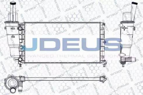 Jdeus RA0110310 - Radiators, Motora dzesēšanas sistēma autodraugiem.lv