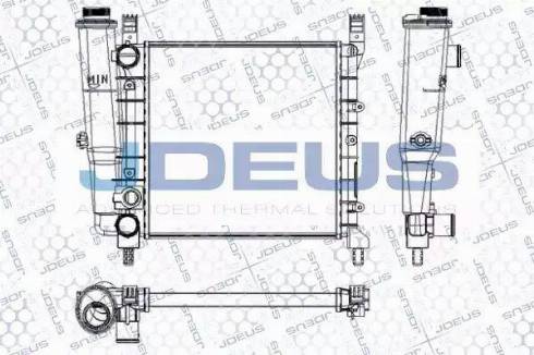 Jdeus RA0110380 - Radiators, Motora dzesēšanas sistēma autodraugiem.lv